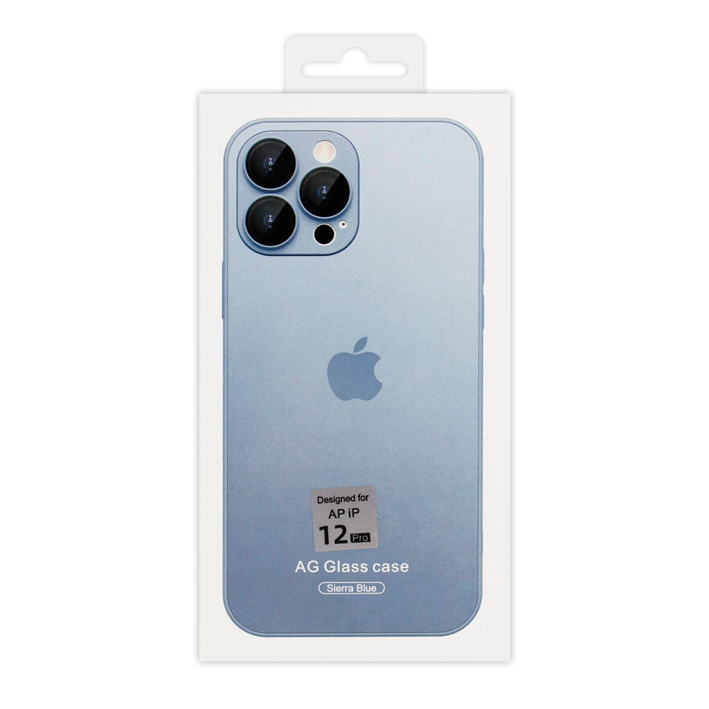 Silikonska maska ​​iPhone 12 AG Glass Sierra Blue Magnetic