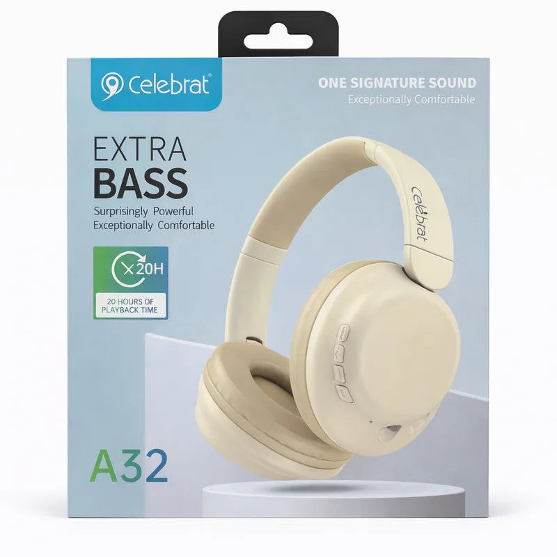 Celebrat A32 Bluetooth slušalice - Bež