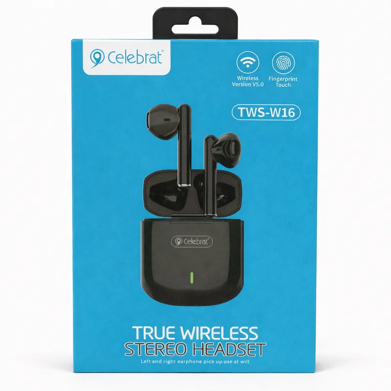 Celebrat W16 Bluetooth slušalice - Crne