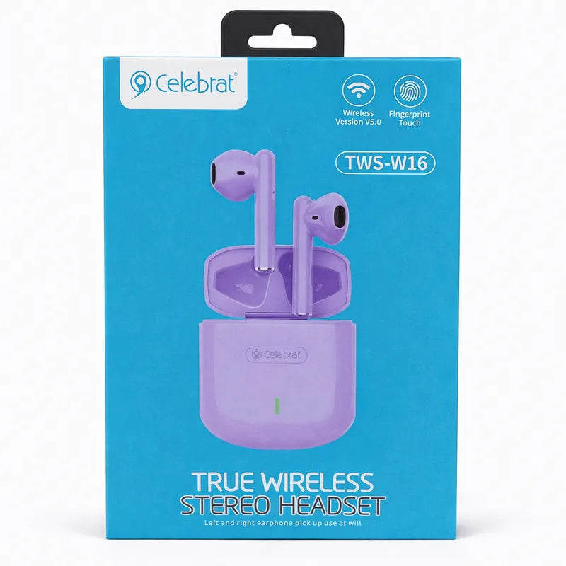 Celebrat W16 Bluetooth slušalice - Ljubičaste