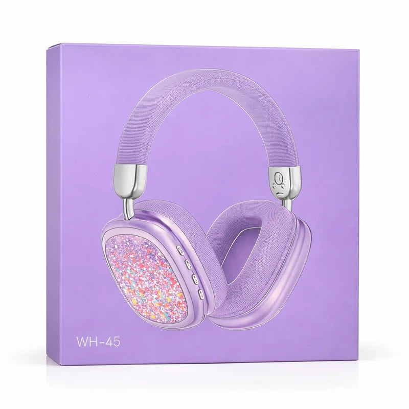 WH-45 Bluetooth slušalice - Ljubičaste