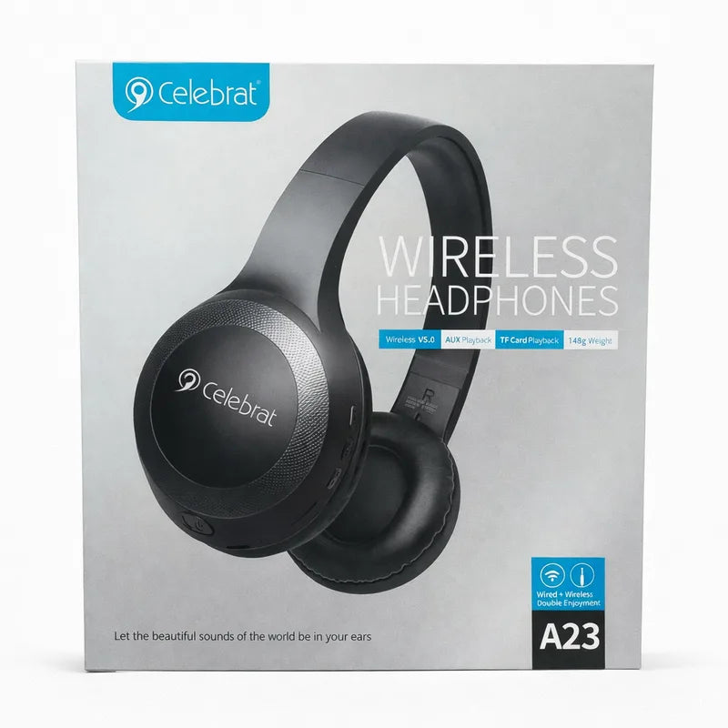 Celebrat A23 Bluetooth slušalice - Crne