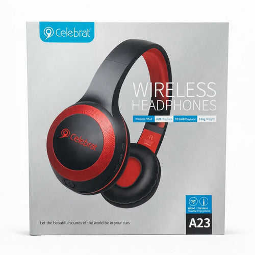 Celebrat A23 Bluetooth slušalice - Crvene