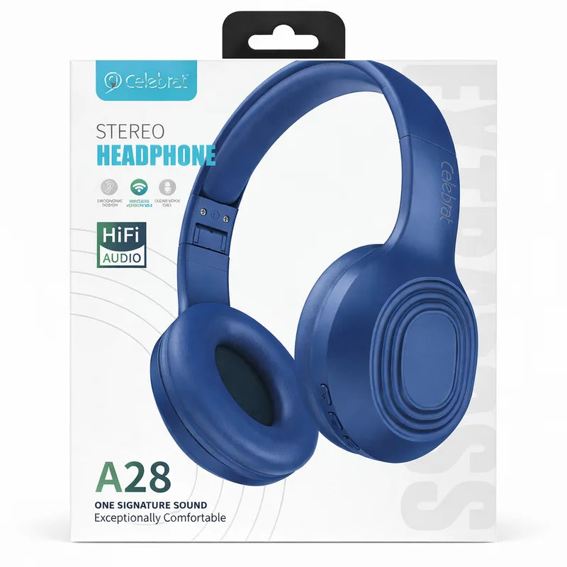 Celebrat A28 Bluetooth slušalice - Plave