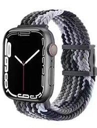Pletena narukvica za Apple watch 42/44/45mm šarene crne boje