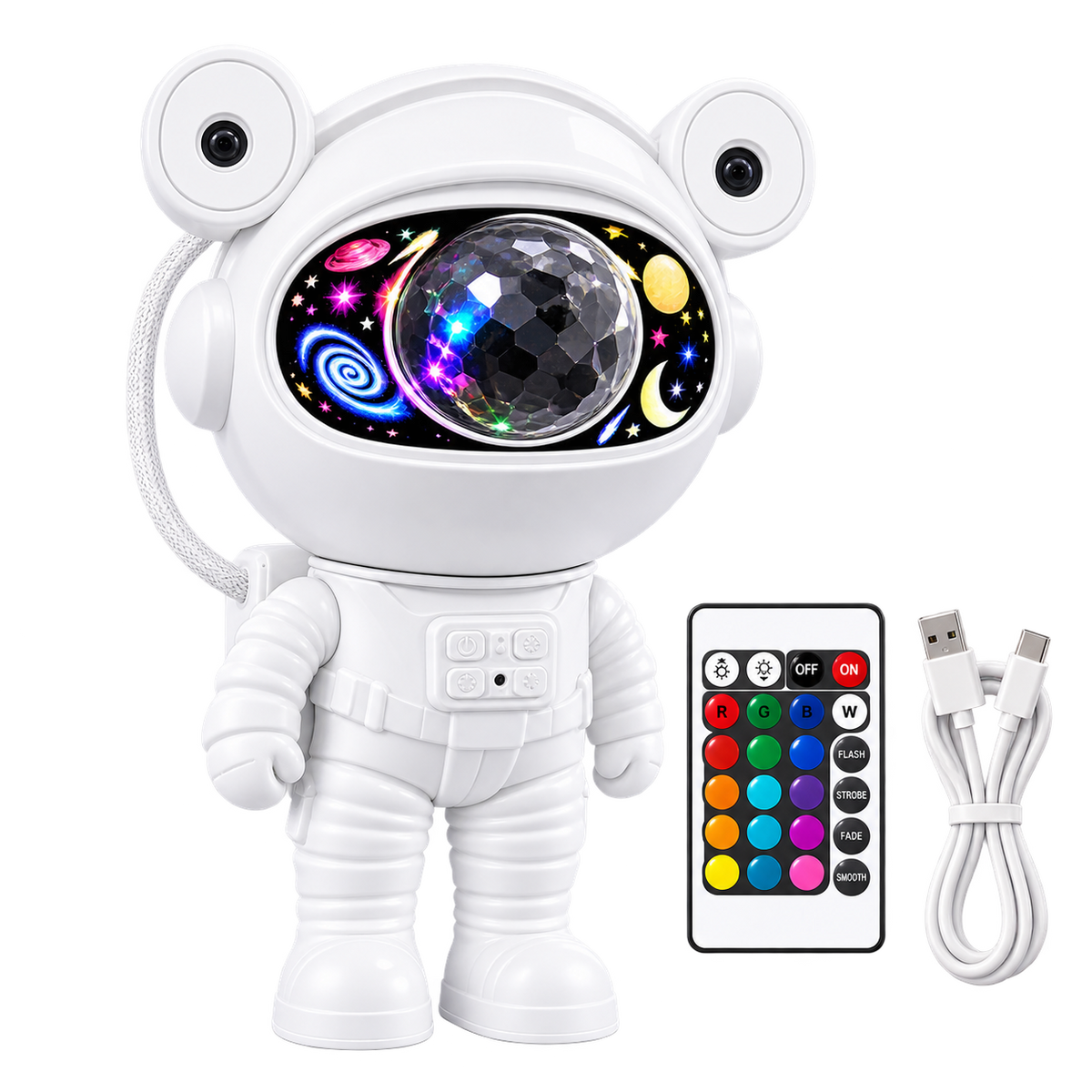 Astronaut projektor zvjezdanog neba – RGB galaksija i daljinski – MOJFON
