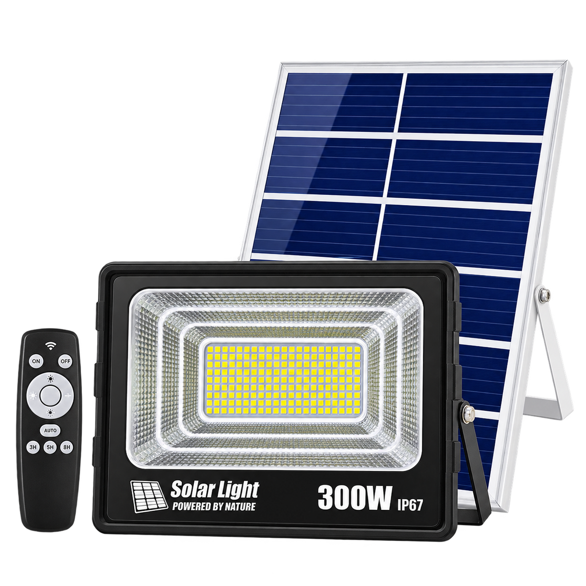 GD SUPER GD-300H solarni LED reflektor i solarni panel