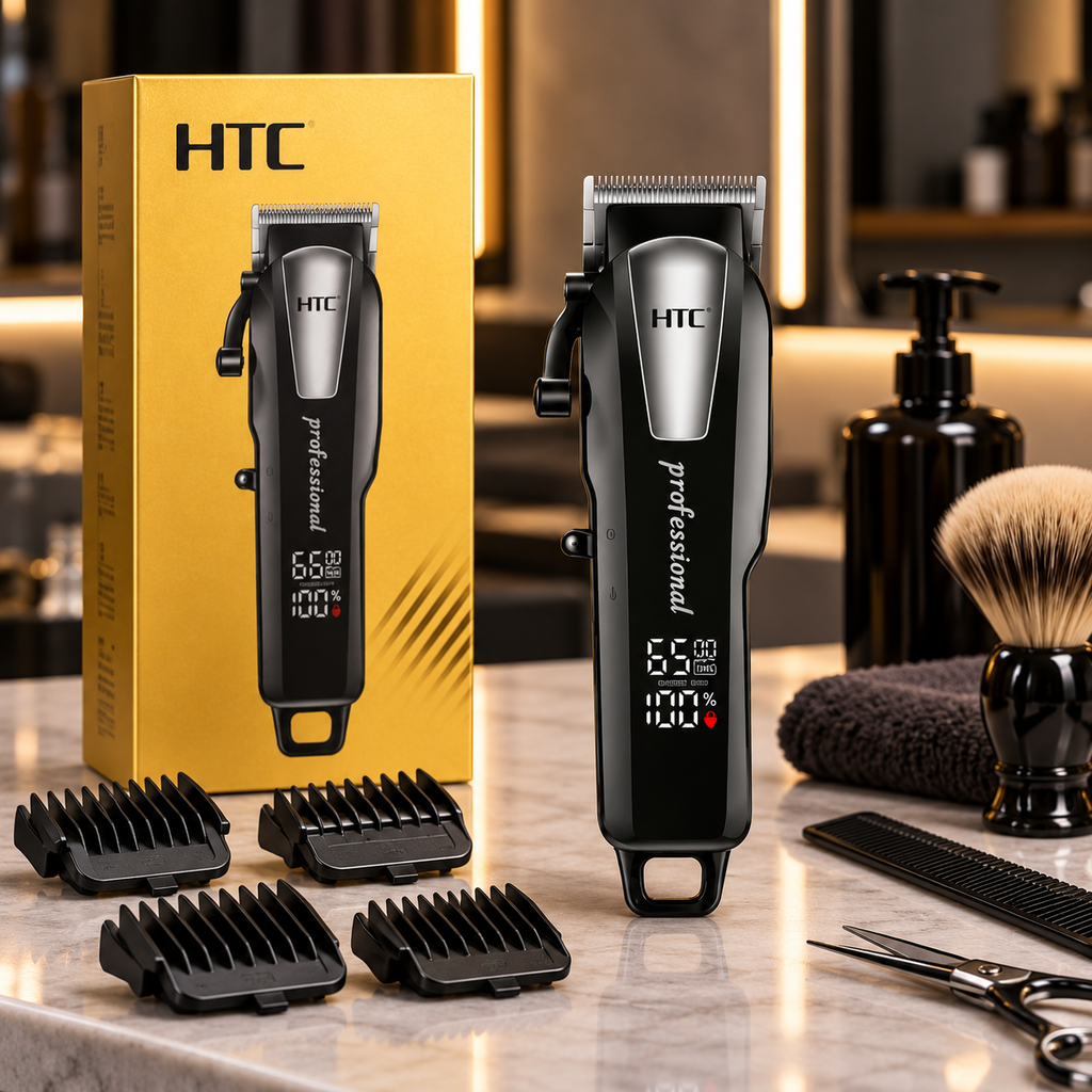 HTC CT-8083 – punjiva mašinica za šišanje s LCD displejem – ambijentalna fotografija
