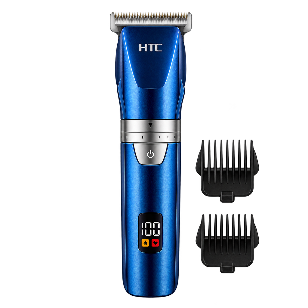 HTC CT-8083 – punjiva mašinica za šišanje s LCD displejem – glavna fotografija s prozirnom pozadinom
