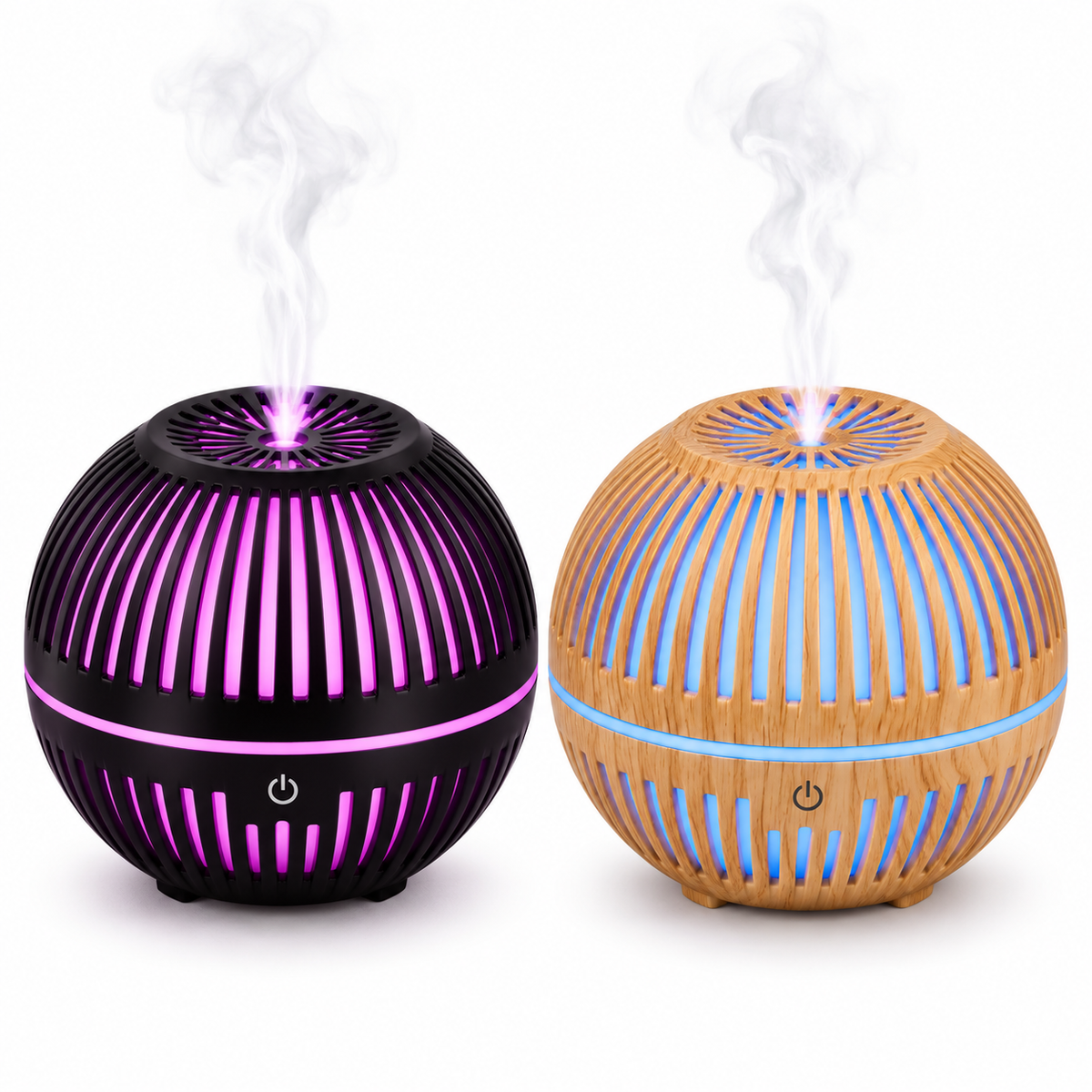 Mini difuzor i ovlaživač zraka 200 ml – LED svjetlo