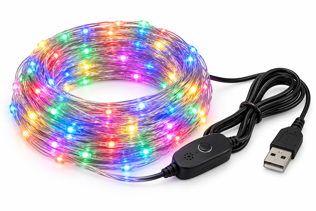 LED traka 10 m Music Lighting 100L – višebojna, USB i muzički efekti