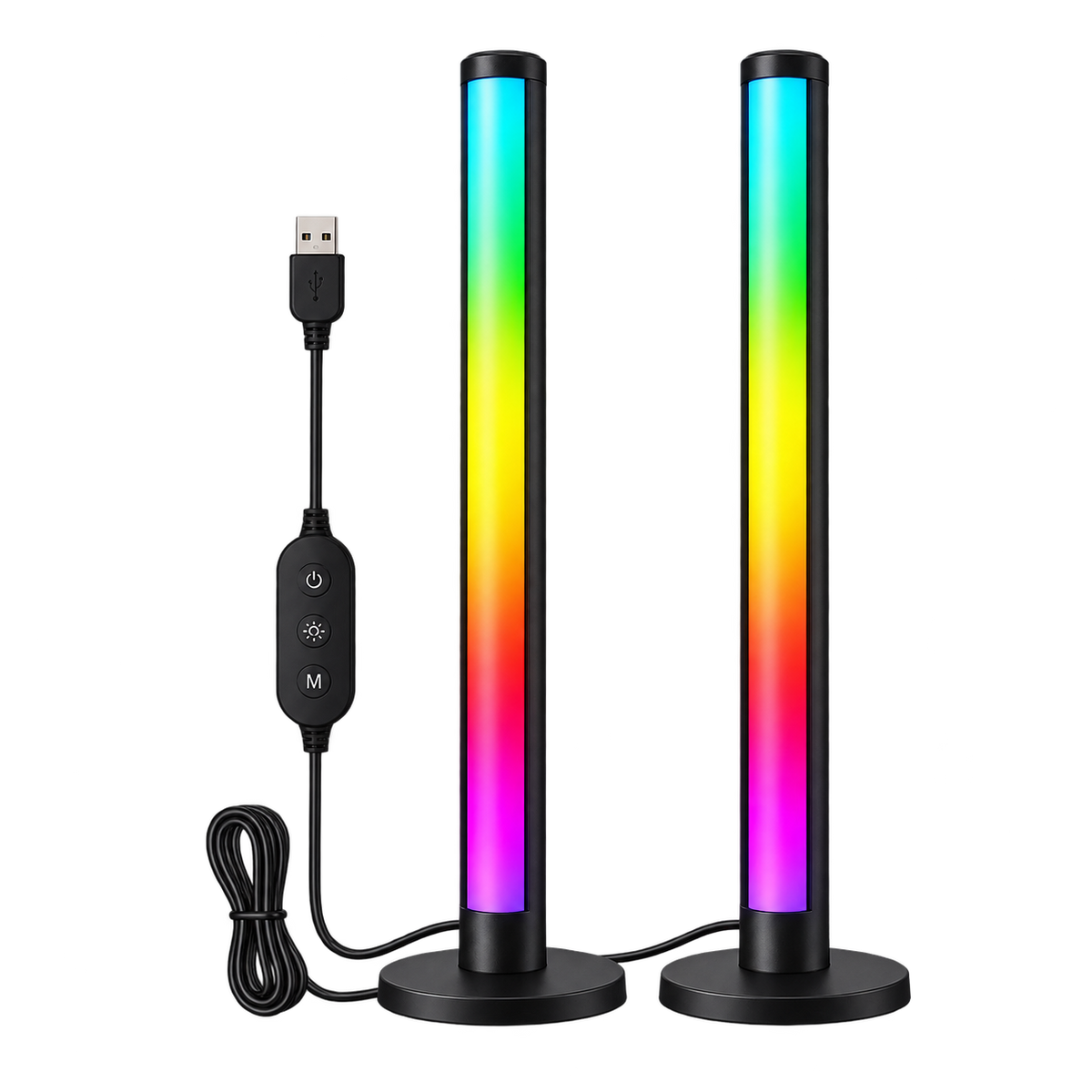 RGB LED ambijentalna lampa 30 cm – USB i promjena boja – MOJFON