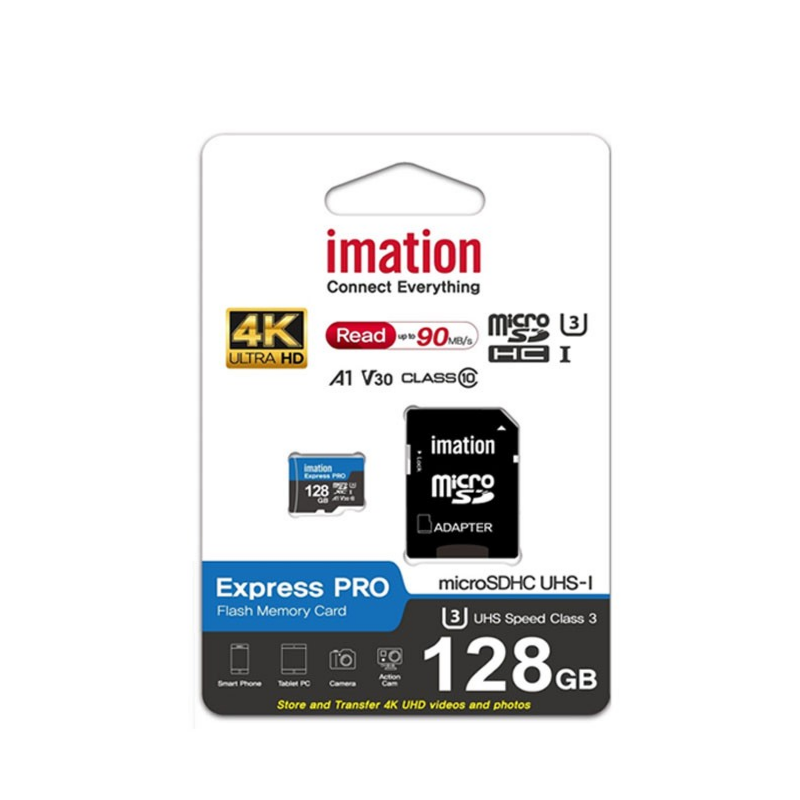 IMATION microSD kartica 128GB U1 Class 10 + adapter