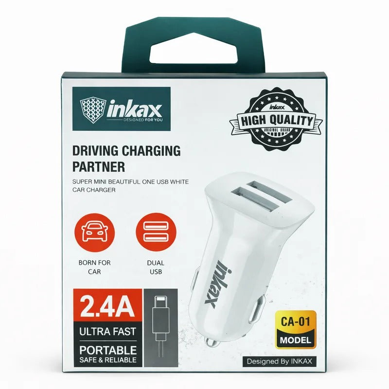 Auto punjač Inkax CA-01 USB-C 2.4A