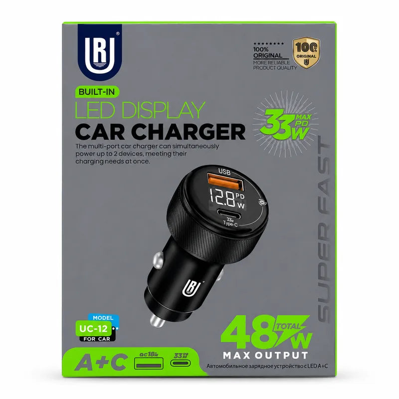 UR UC-12 auto punjač 48W