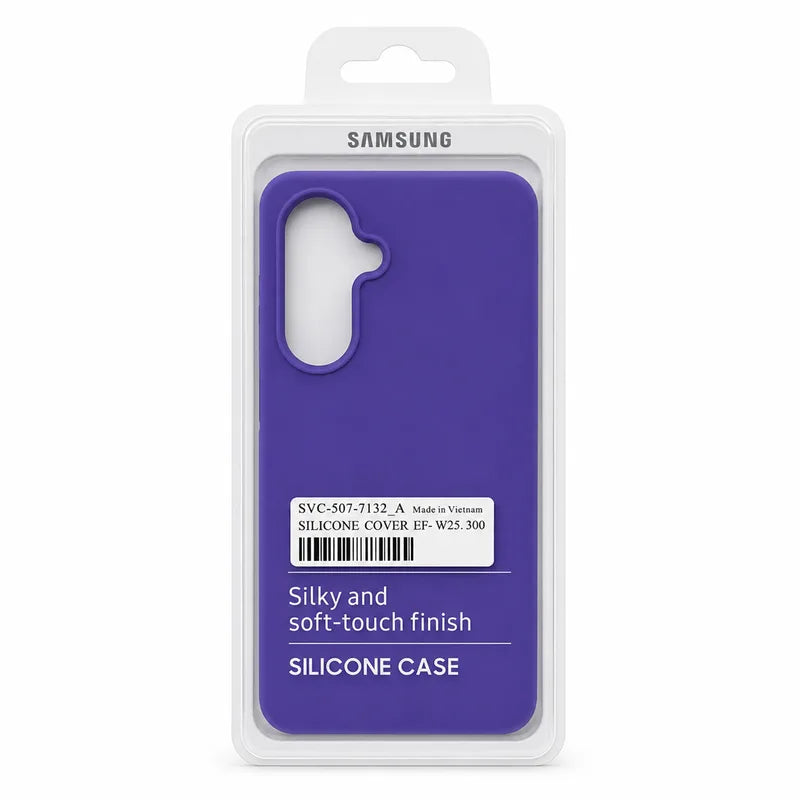 Silikonska maskica za Samsung Galaxy S25 – Ljubičasta