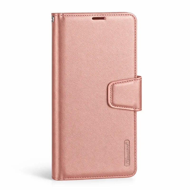 Hanman preklopna futrola za Samsung Galaxy S24 Ultra - Roza (zlatni detalji)