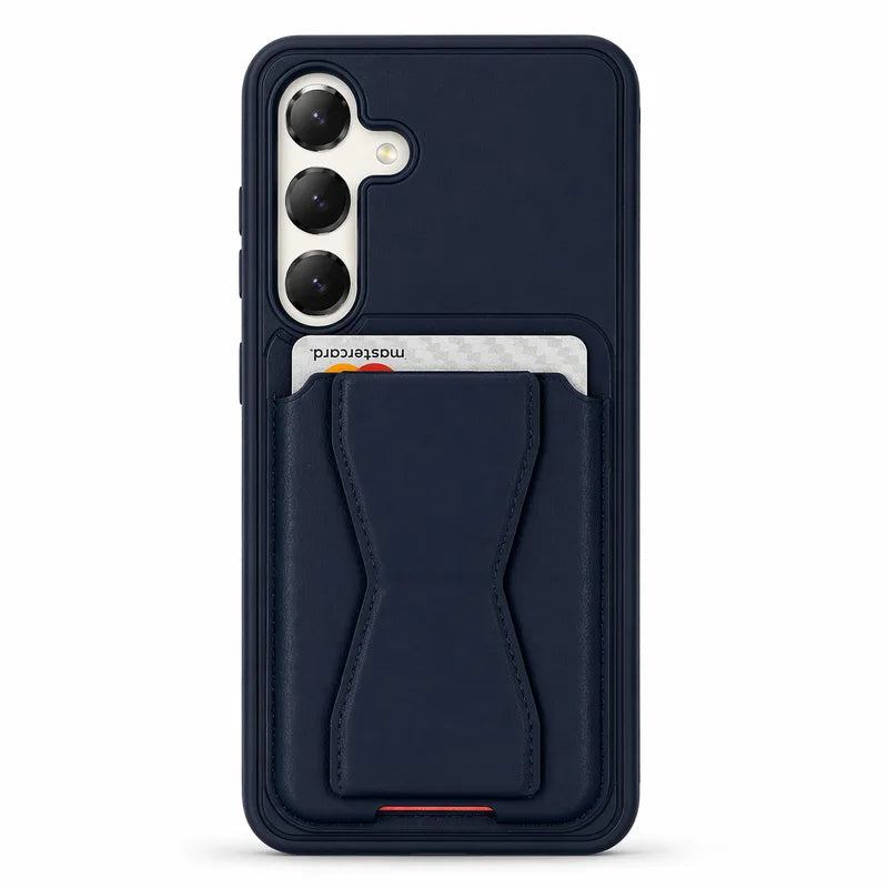 Card Holder maskica za Samsung Galaxy S24 - Plava Tamna
