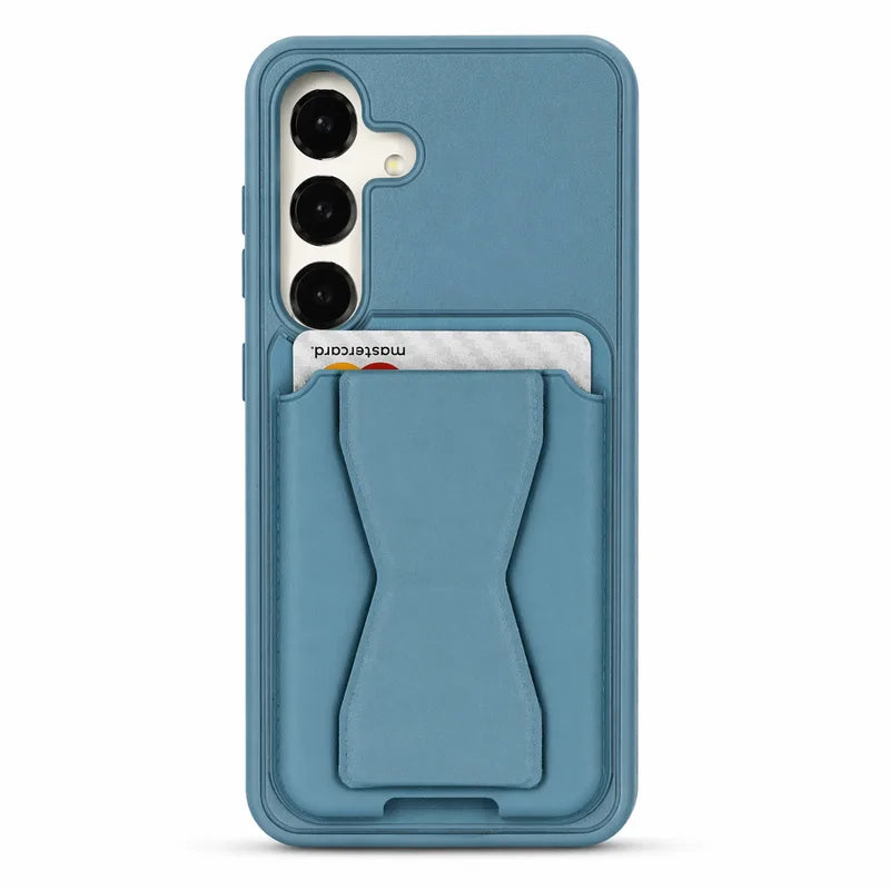 Card Holder maskica za Samsung Galaxy S24 - Tirkizna