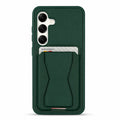 Card Holder maskica za Samsung Galaxy S24 - Zelena