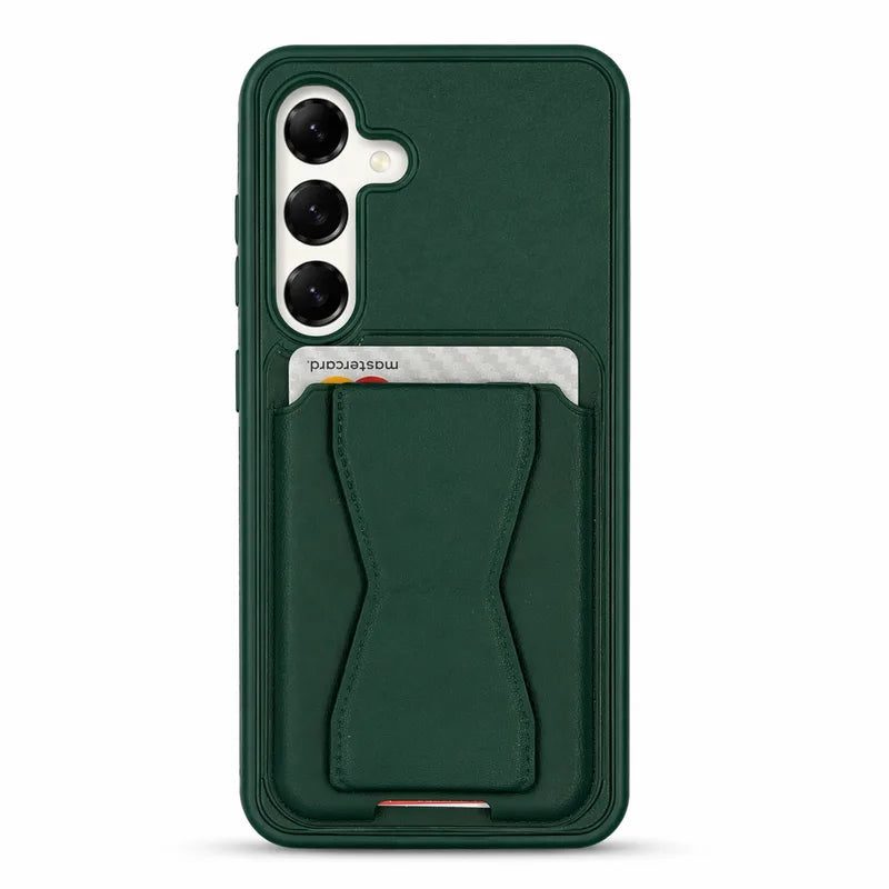 Card Holder maskica za Samsung Galaxy S24 - Zelena