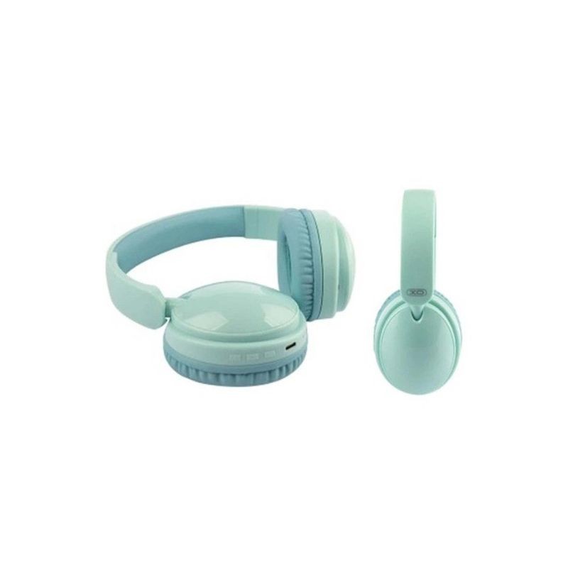 XO BE36 zelene Bluetooth slušalice - sklopljene